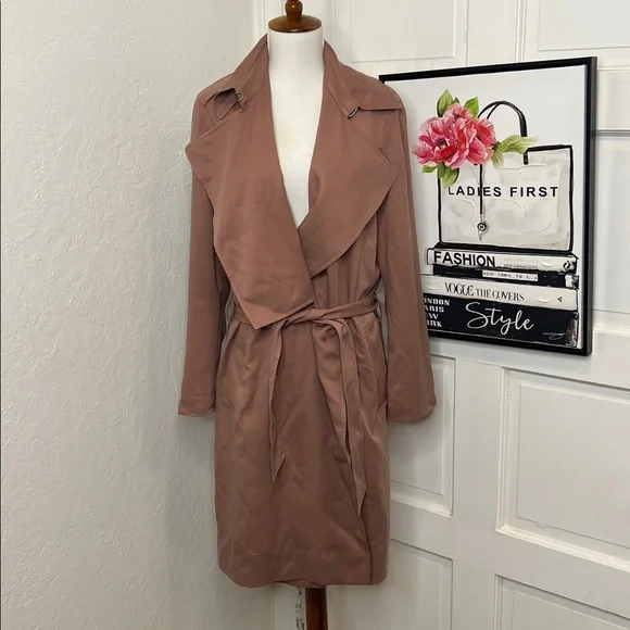 All Saints Bexley Mac Trench Coat Size S